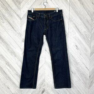 Diesel Larkee Regular Straight Denim Jeans Mens Size 32x30 Button Fly Italy